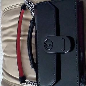 Christian louboutin Elisa baguette patent black bag